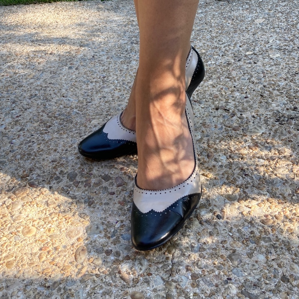 Black and cream